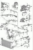 audi 12000 Шланги ОЖ