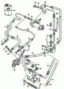 audi 56020 oil container and connection parts, hoses