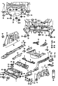audi 803040 Детали нижней части кузова. Лонжерон