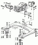 audi 505010 Подрамник