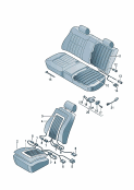 audi 963000 heater element-seat. backrest heater element