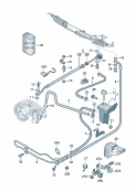 audi 422050 oil container and connection parts, hoses