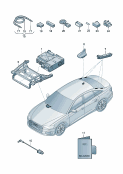 audi 35000 Блок управления информационной системы.                   Cм. памятку: