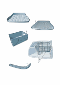 audi 71050 Оригинальные аксессуары. для багажного отсека