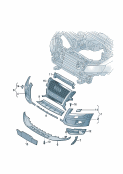 audi 807010 Облицовка бампера