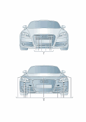 audi 61070 Оригинальные аксессуары. Декоративные накладки