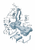 audi 201020 Топливный бак с навесными деталями