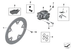 bmw-moto 34_2072 Тормозной механизм заднего колеса