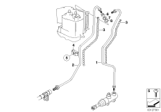 bmw-moto 34_0754 Трубопровод тормозного привода c ABS Зд