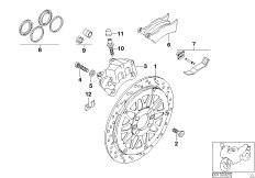 bmw-moto 34_0751 Тормозной механизм заднего колеса