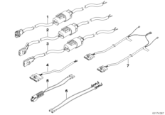 bmw 61_4937 Rep. cable, airbag