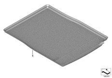 bmw 03_0282 Fitted luggage compartment mat
