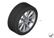 bmw 03_4463 Winter wheel&tyre, V-spoke 281