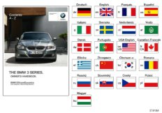 bmw 01_0691 Owner"s Handbook E90, E91 without iDrive