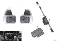 bmw 61_3360 Steering wheel module and shift paddles