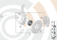 bmw 31_1371 Repair kit, wheel bearing, front