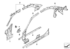 bmw 41_1548 Single components for body-side frame