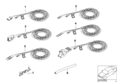 bmw 61_4931 Rep. cable, airbag