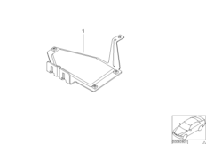 bmw 61_1212 Cable covering/control unit support