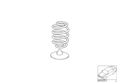 bmw 33_0460 Set coil springs