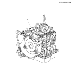 chevrolet KC04-011 CP,CQ,CR48 АВТОМАТИЧЕСКАЯ КОРОБКА ПЕРЕДАЧ PART 1 УКОМПЛЕКТОВАННЫЙ(MFL)