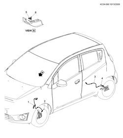 chevrolet KC04-068 CP,CQ,CR48 ЭЛЕКТРИЧЕСКАЯ СИСТЕМА ТОРМОЗОВ