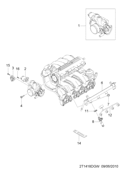 chevrolet 14180 FUEL INJECTION(T5)  (1418)