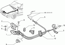 fiat  КРЫШКА ПОДКАПОТНОГО ПРОСТРАНСТВА 