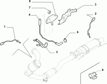 fiat  СПУСКНОЙ ТРУБОПРОВОД