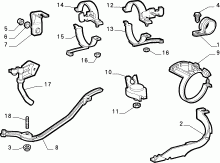 fiat  КРЕПЛЕНИЯ ТОРМОЗНОЙ СИСТЕМЫ