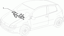 fiat  ПУЧОК ПРОВОДОВ (ЦЕНТРАЛЬНАЯ ЧАСТЬ)