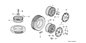 honda B__1800 WHEEL DISKS