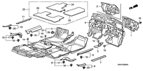 honda B__3600 КОВРИК