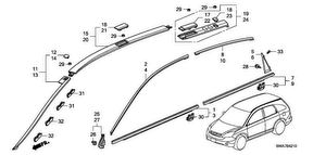 honda B__4210 MOLDING