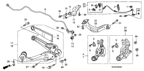 honda B__2900 REAR LOWER ARM