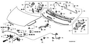 honda B__5100 ENGINE HOOD (LH)