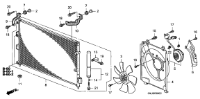 honda B__5800 КОНДИЦИОНЕР (CONDENSER) (1)