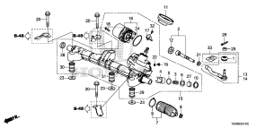 honda B__3310 P.S. GEAR BOX (EPS) (L4)