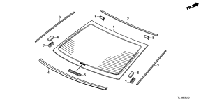 honda B__5210 REAR WINDSHIELD