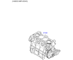 hyundai 2020211 Короткоходный двигатель в сборе (01/03)