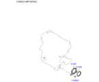 hyundai 2021712 FRONT CASE, OIL COOLER & FILTER (02/05)