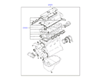 hyundai 20203C11 набор прокладок двигателя