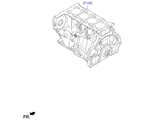 hyundai 20202D11 Короткоходный двигатель в сборе