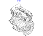 hyundai 20201B11 Подрамник двигателя в сборе