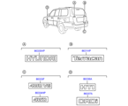 hyundai 8686411 эмблема