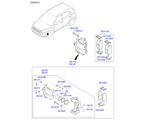 hyundai 5858112 Тормозной механизм переднего колеса (02/02)
