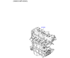 hyundai 20201A12 Подрамник двигателя в сборе (02/02)