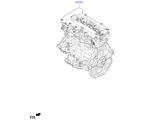 hyundai 20201B11 Подрамник двигателя в сборе