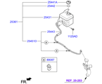hyundai 25255C13 Шланг и трубопровод  охлаждающей жидкости (03/03)