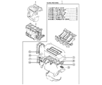 kia 100012 Короткоходный двигатель и комплект прокладок (02/03)
